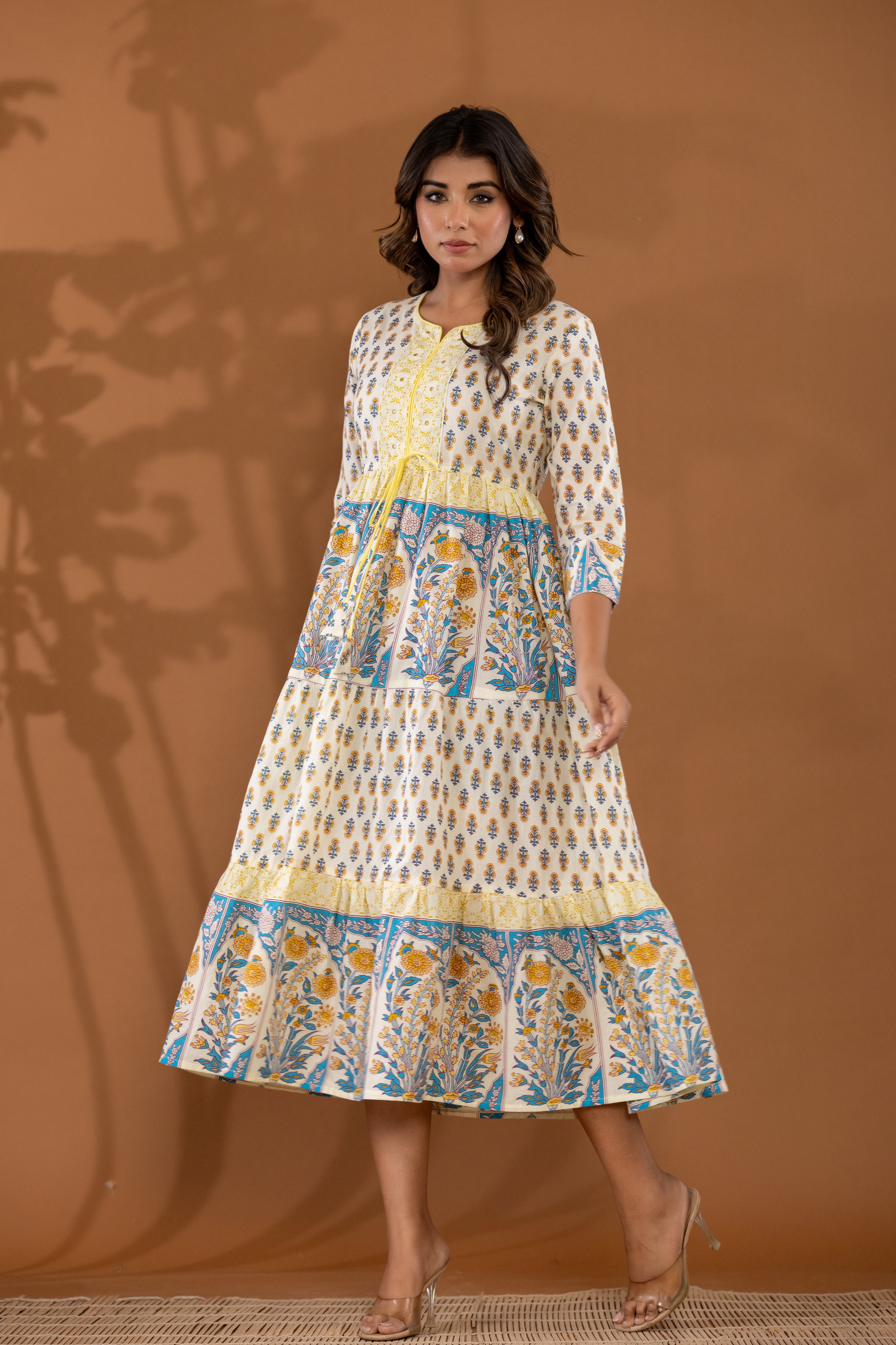 Sunshine Blooms Cotton Dress