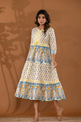 Sunshine Blooms Cotton Dress