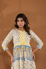 Sunshine Blooms Cotton Dress