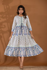 Sunlit Garden Tiered Dress