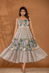 Floral Serenade Cotton Dress
