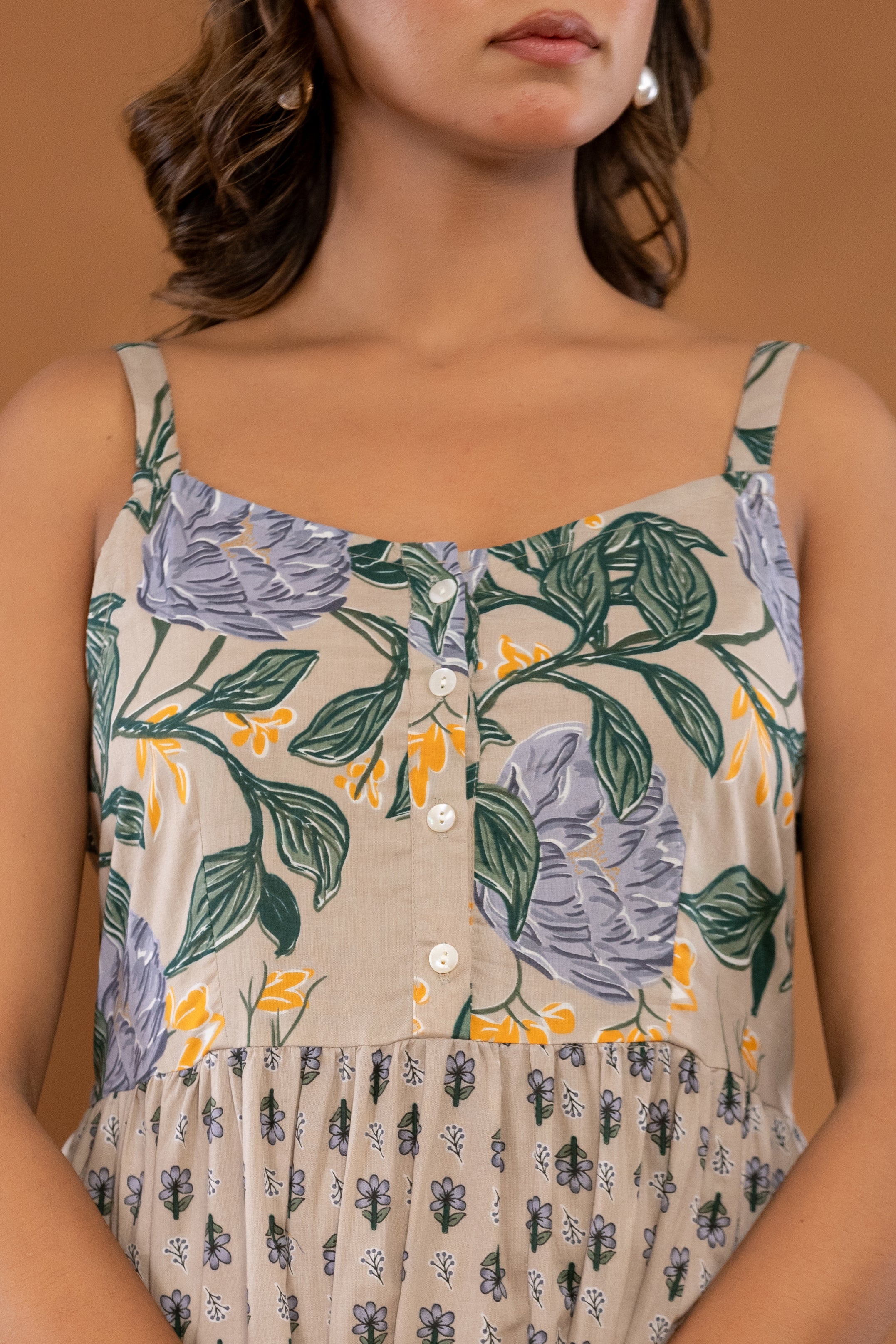 Floral Serenade Cotton Dress
