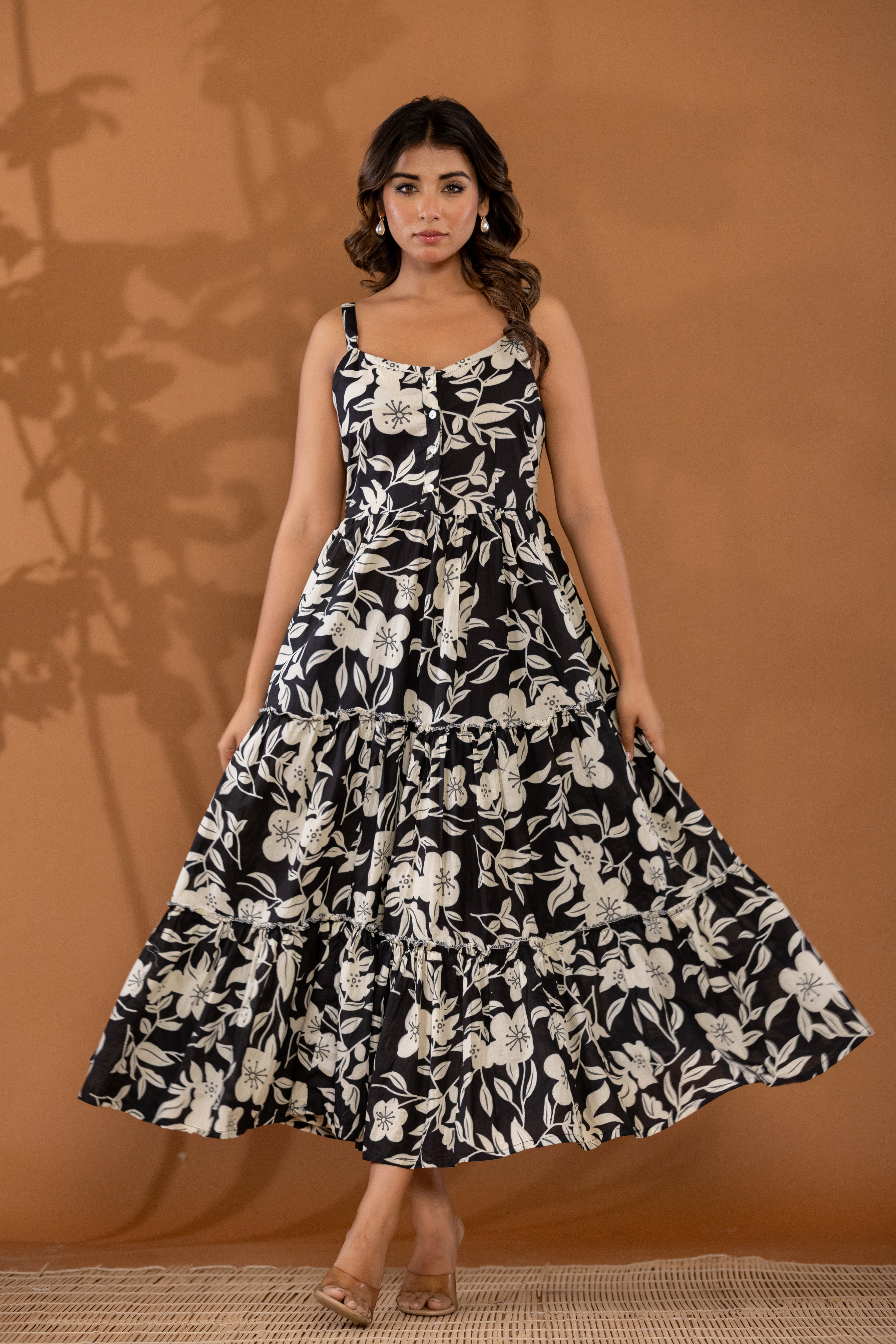 Summer Breeze Tiered Cotton Dress