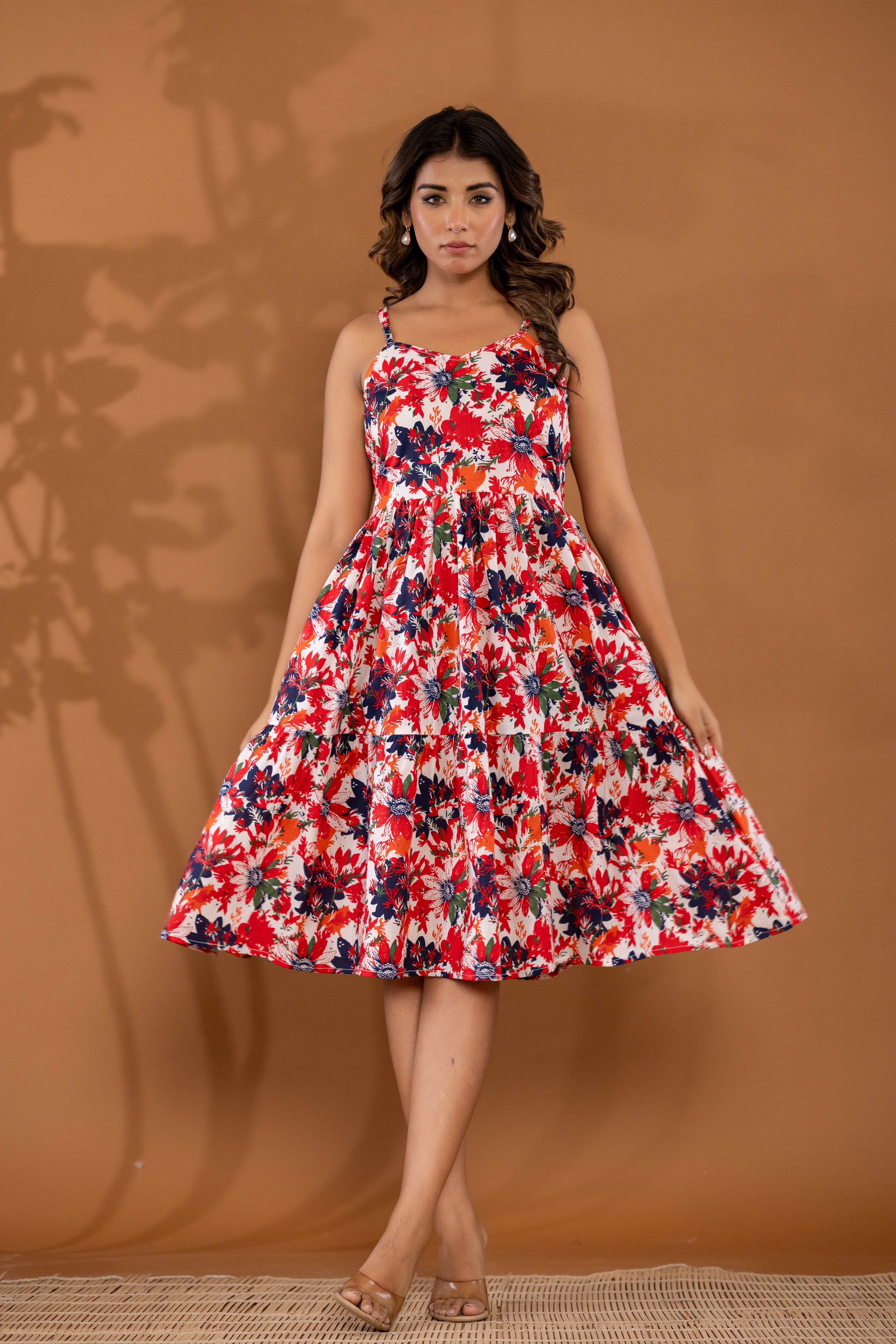 Floral Fiesta Cotton Dress