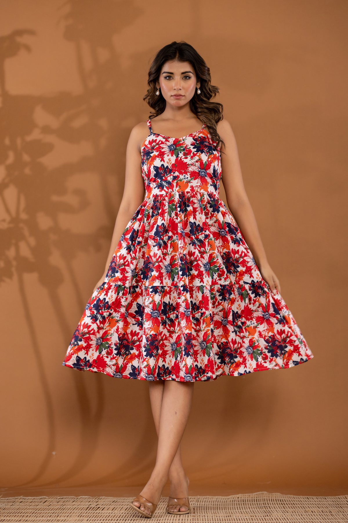 Floral Fiesta Cotton Dress