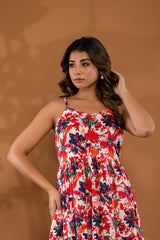 Floral Fiesta Cotton Dress
