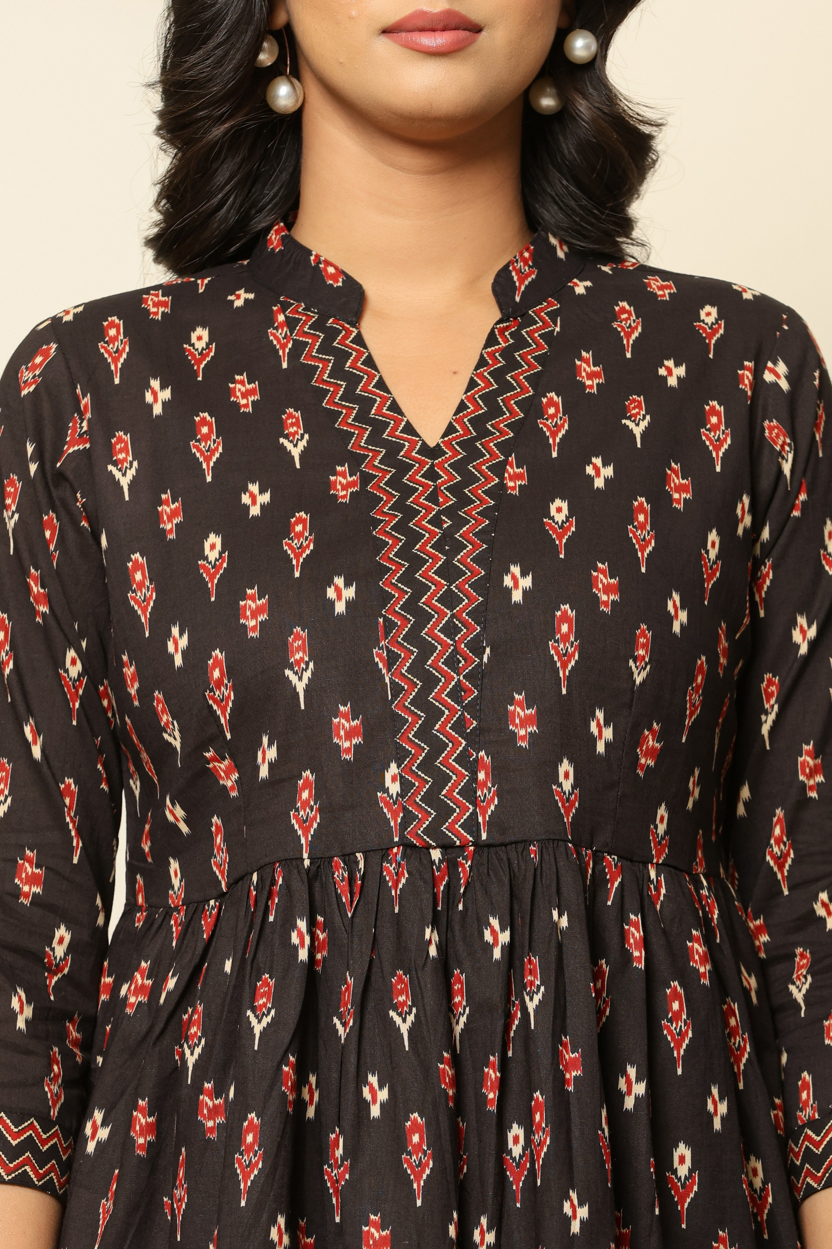 Boho Blossom Peplum Top