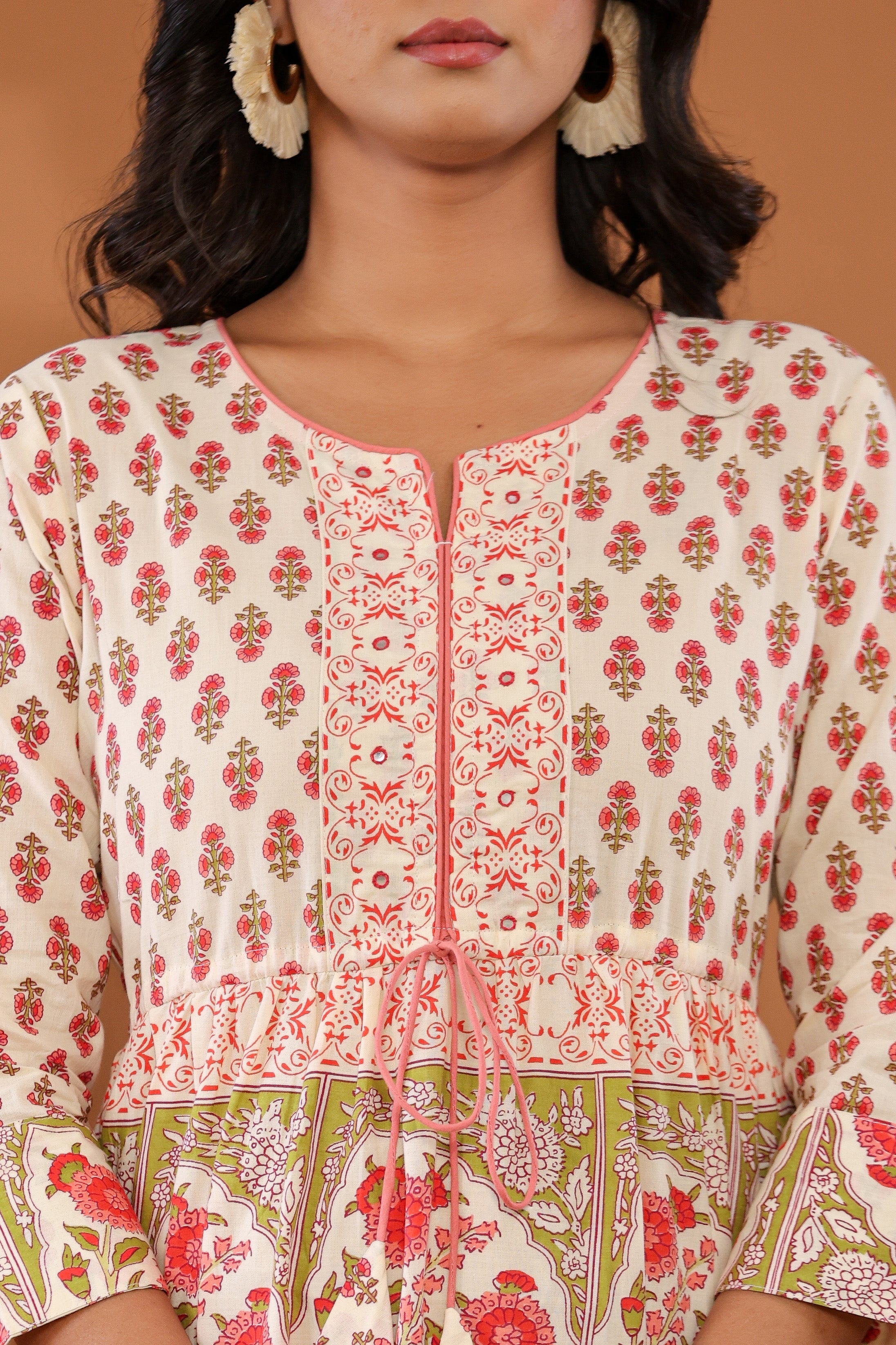 Boho Floral Printed Tiered Dress