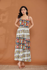 Kaleidoscope Boho Tiered Dress
