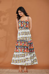 Kaleidoscope Boho Tiered Dress