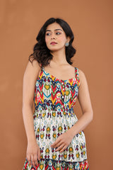 Kaleidoscope Boho Tiered Dress