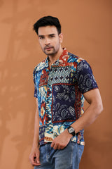 Tropical Vibes Cuban Collar Shirt