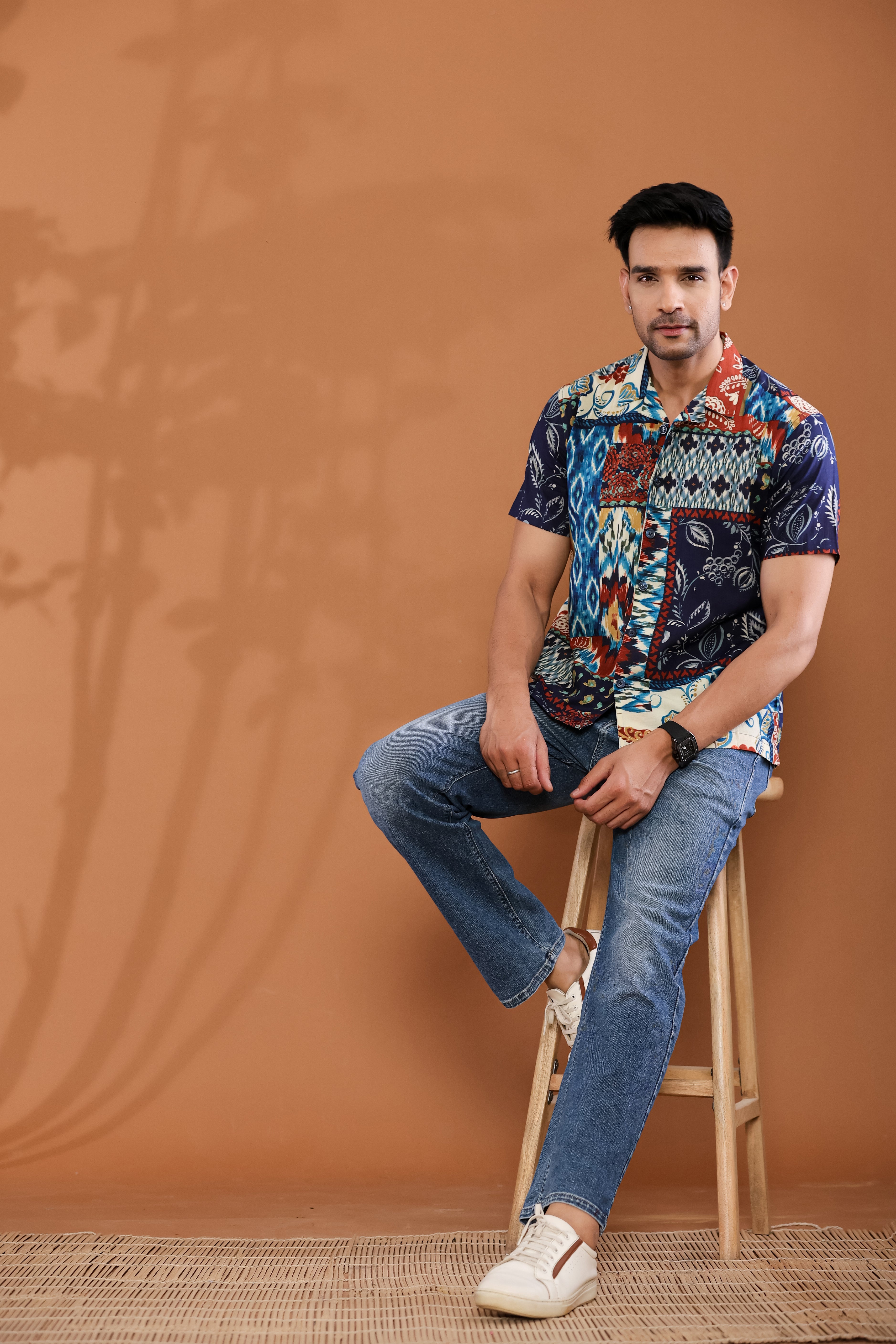 Tropical Vibes Cuban Collar Shirt