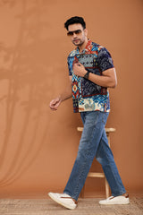 Tropical Vibes Cuban Collar Shirt