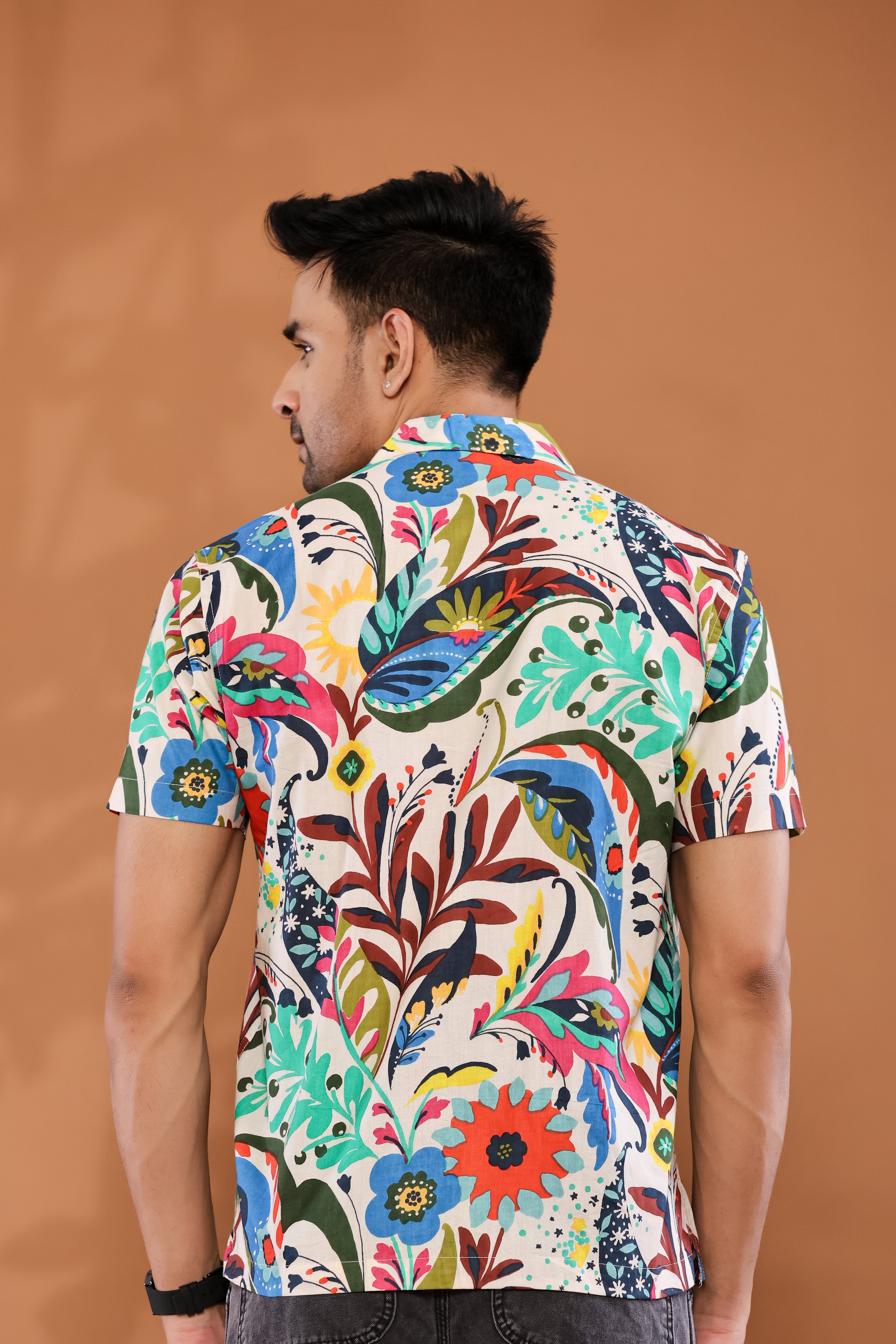 Bloom Fiesta Cuban Collar Shirt