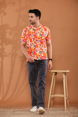Spectrum Waves Cuban Collar Shirt