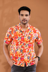 Spectrum Waves Cuban Collar Shirt