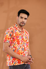 Spectrum Waves Cuban Collar Shirt