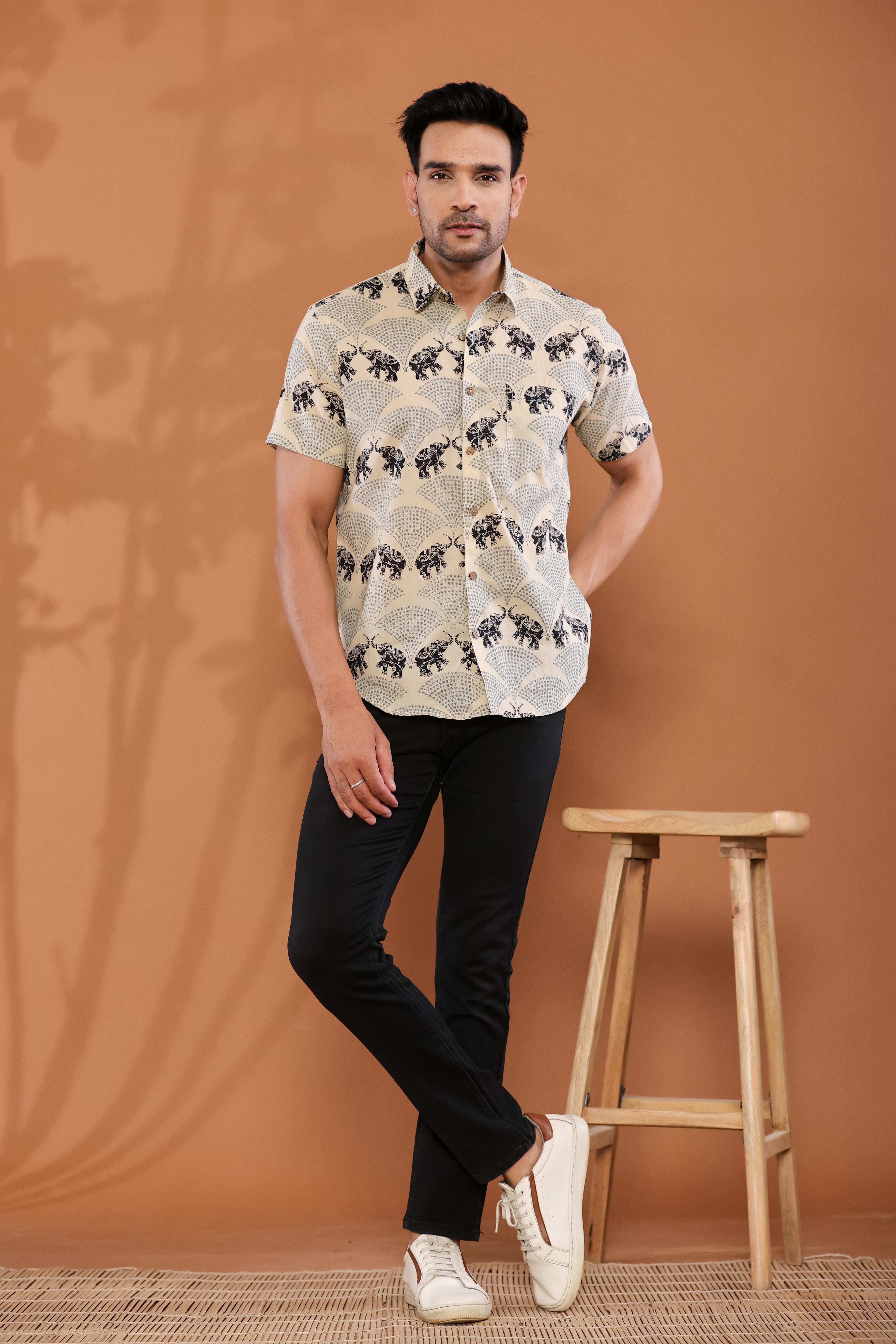 Desert Safari Printed Half Sleeves shirts