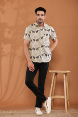 Desert Safari Printed Half Sleeves shirts