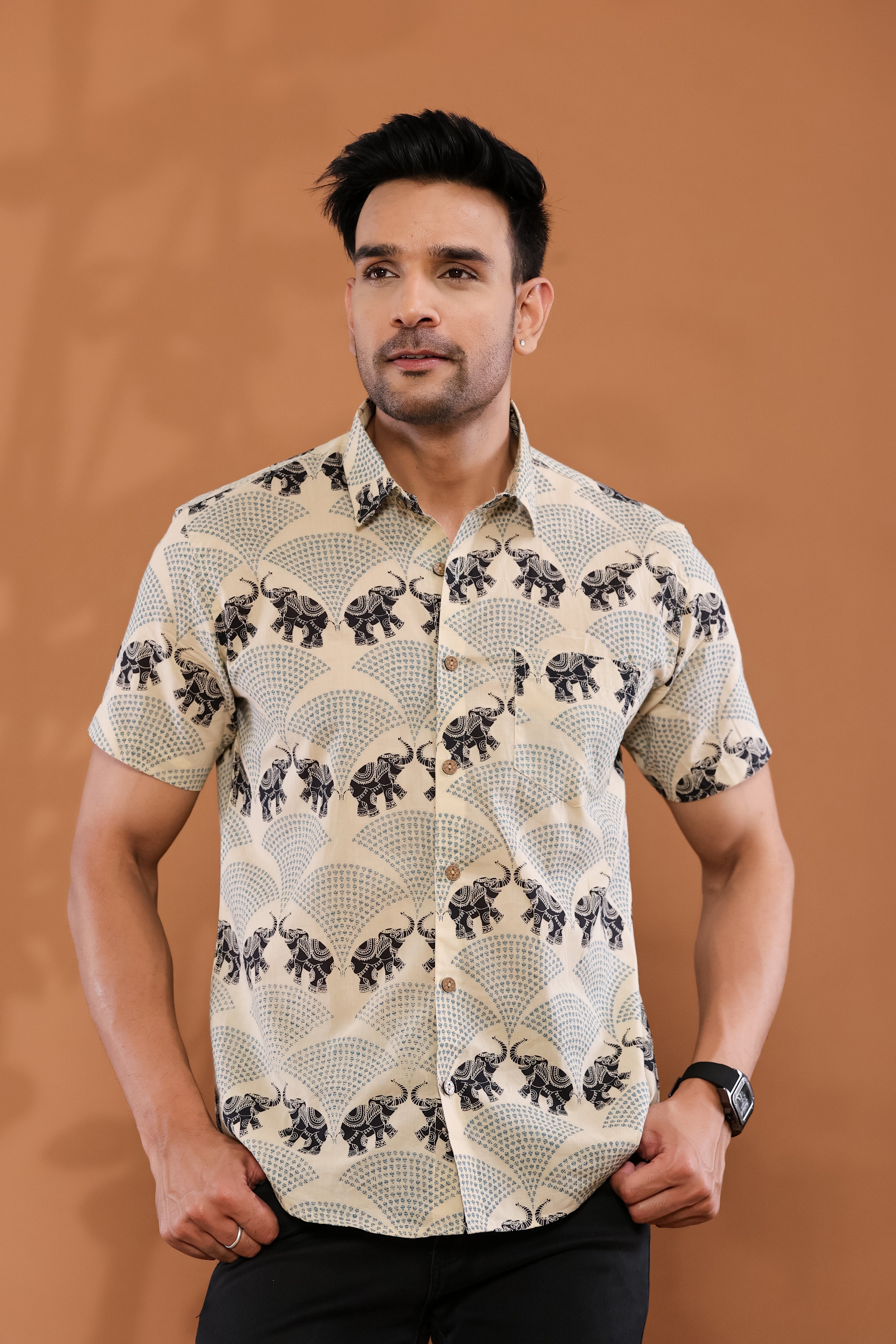 Desert Safari Printed Half Sleeves shirts