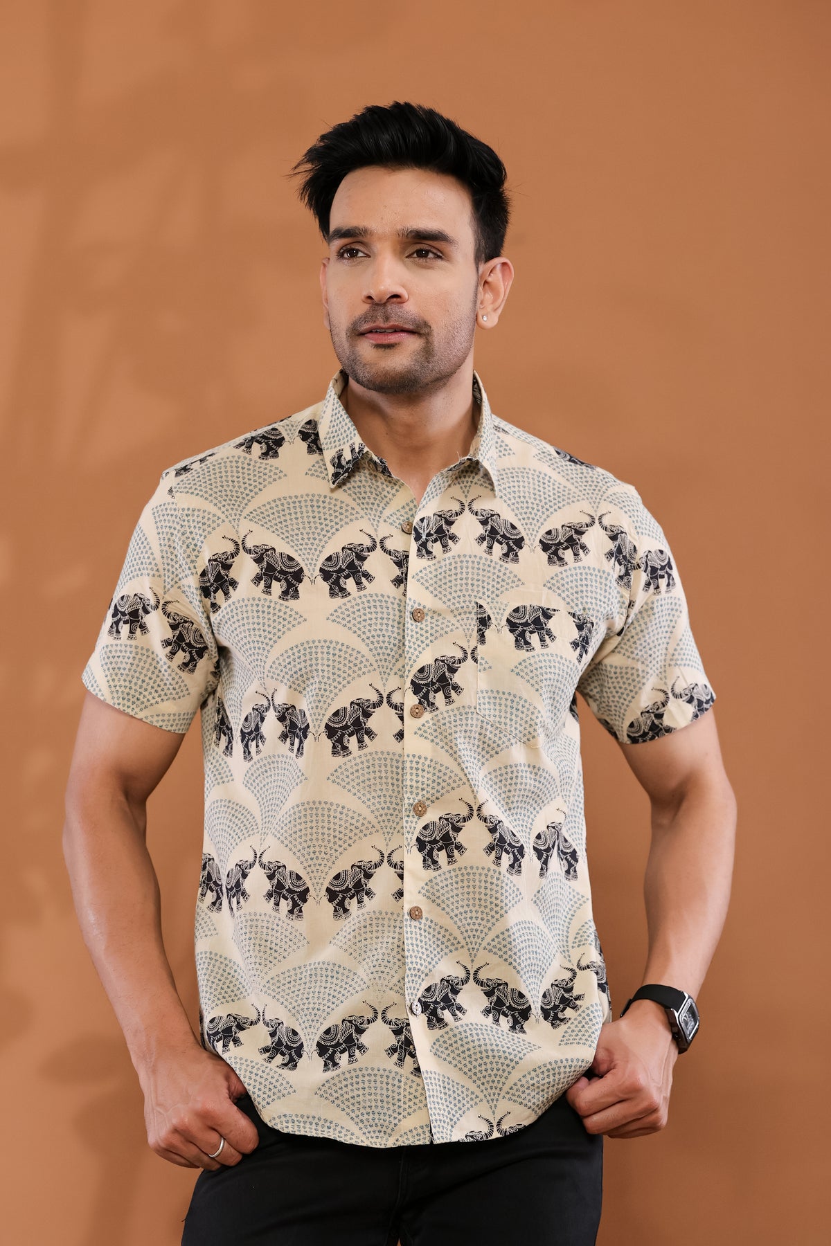 Desert Safari Printed Half Sleeves shirts