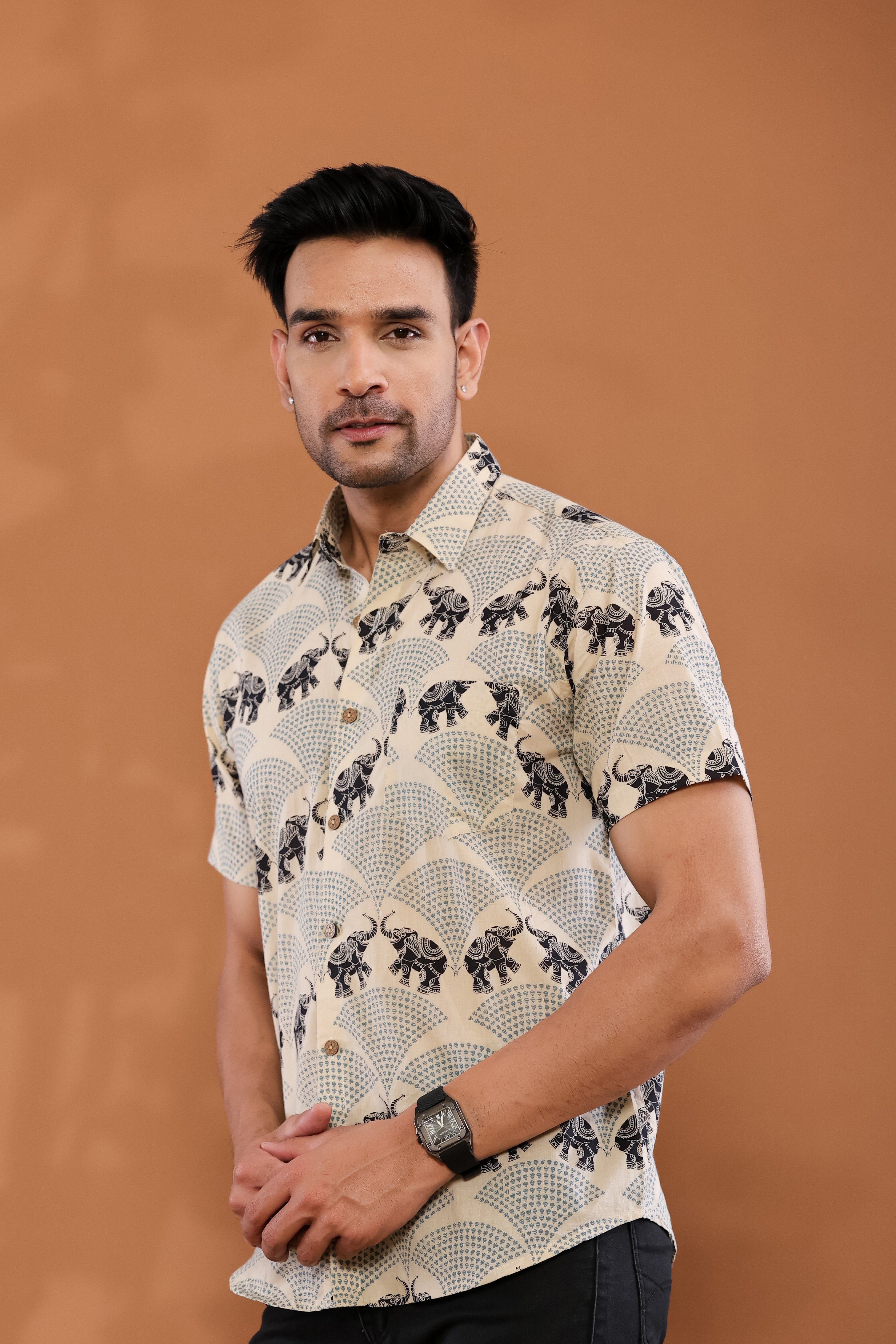 Desert Safari Printed Half Sleeves shirts