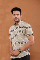 Desert Safari Printed Half Sleeves shirts