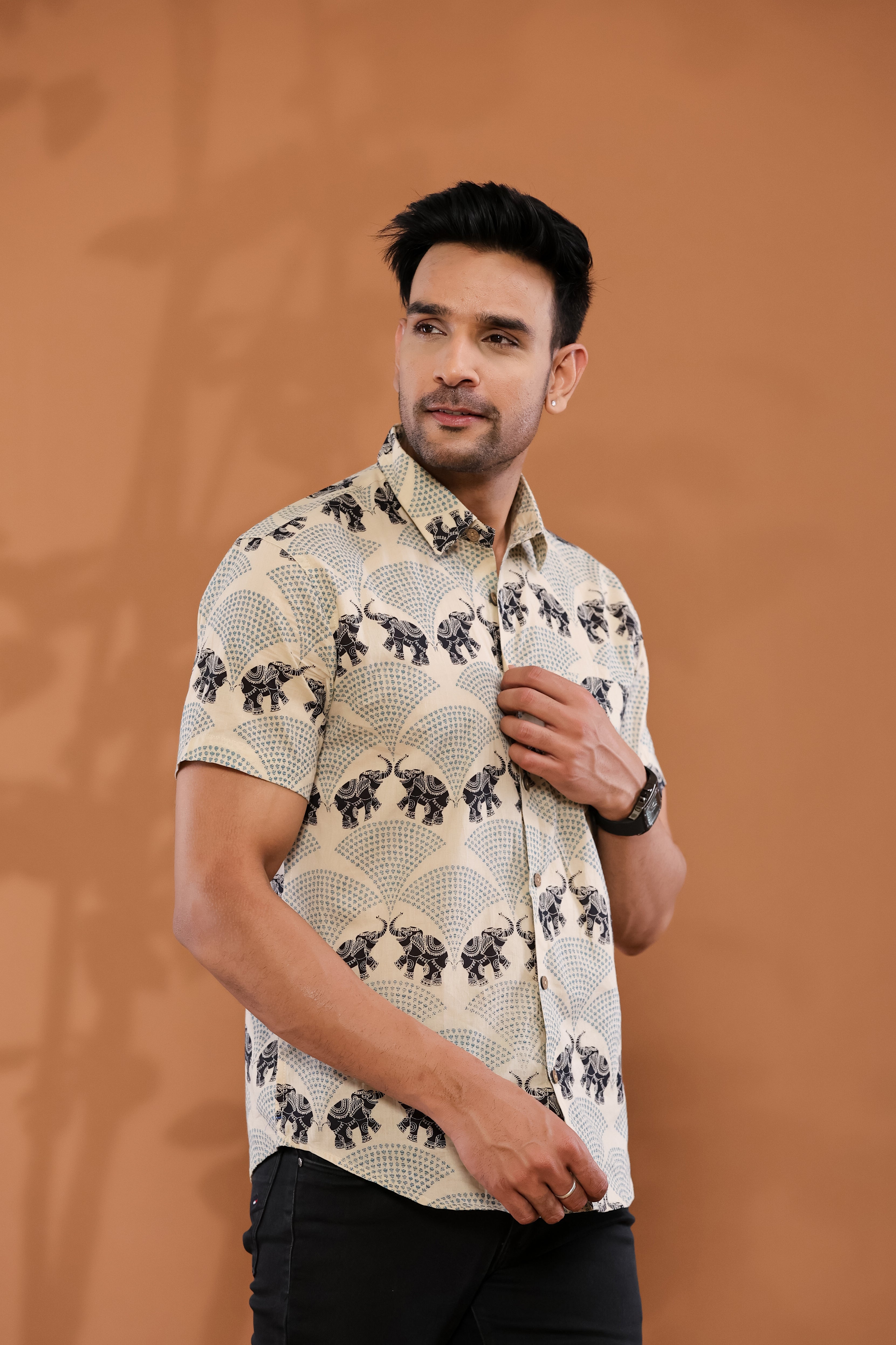 Desert Safari Printed Half Sleeves shirts