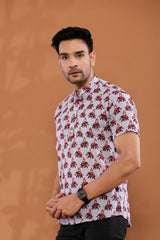 Lilac Safari Short Men's Kurta