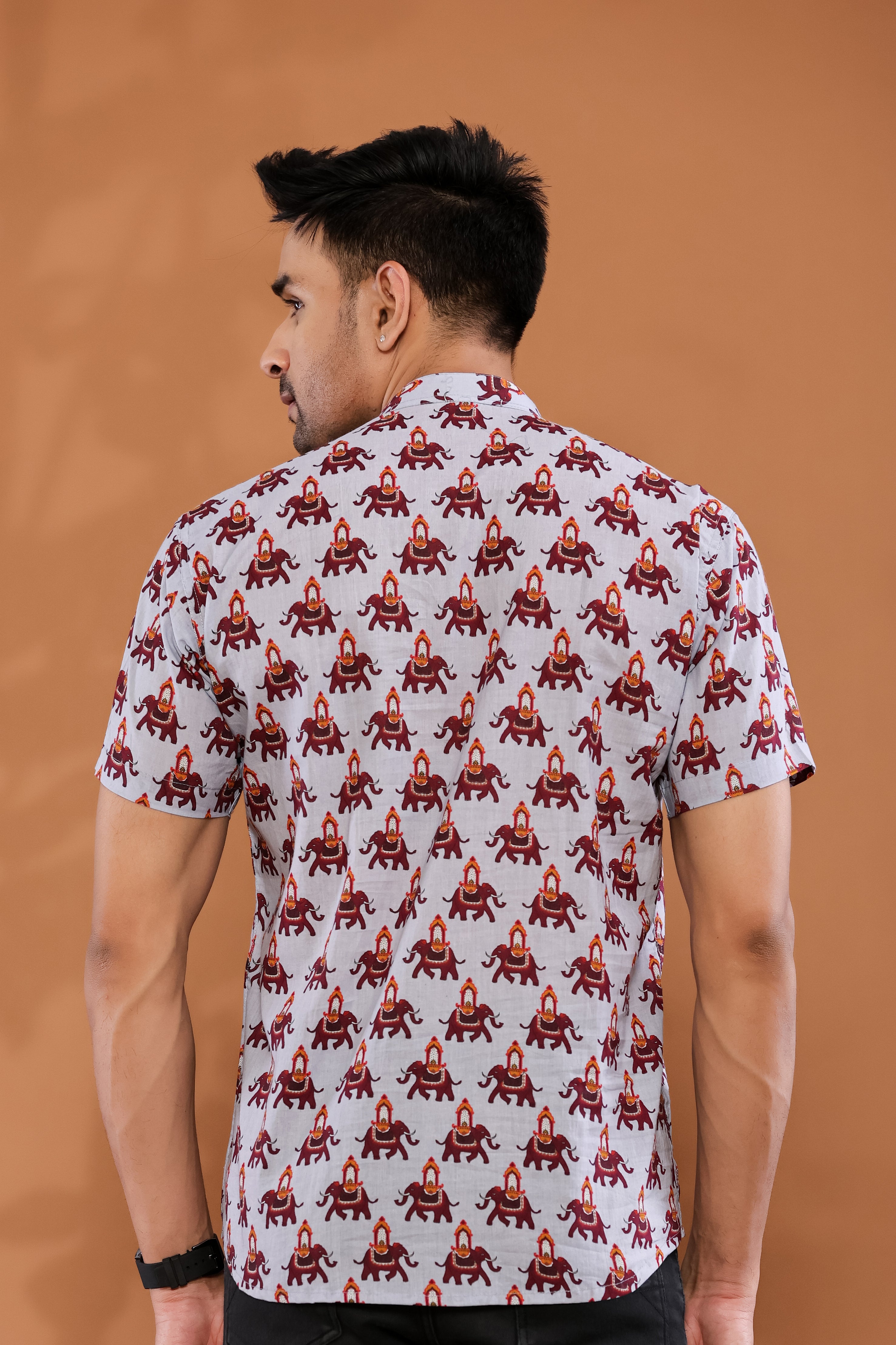 Lilac Safari Short Men's Kurta