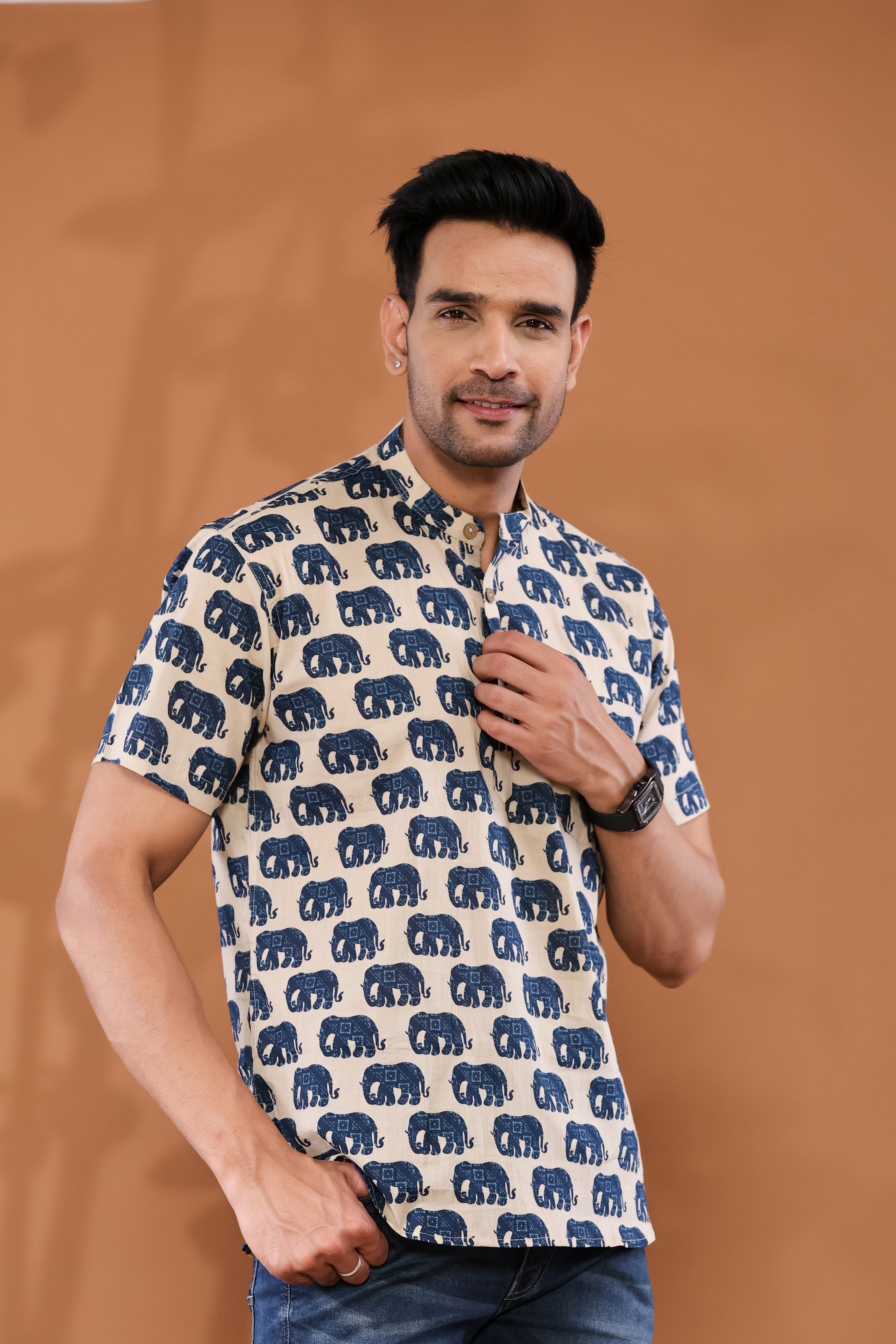 Midnight Safari Short Kurta