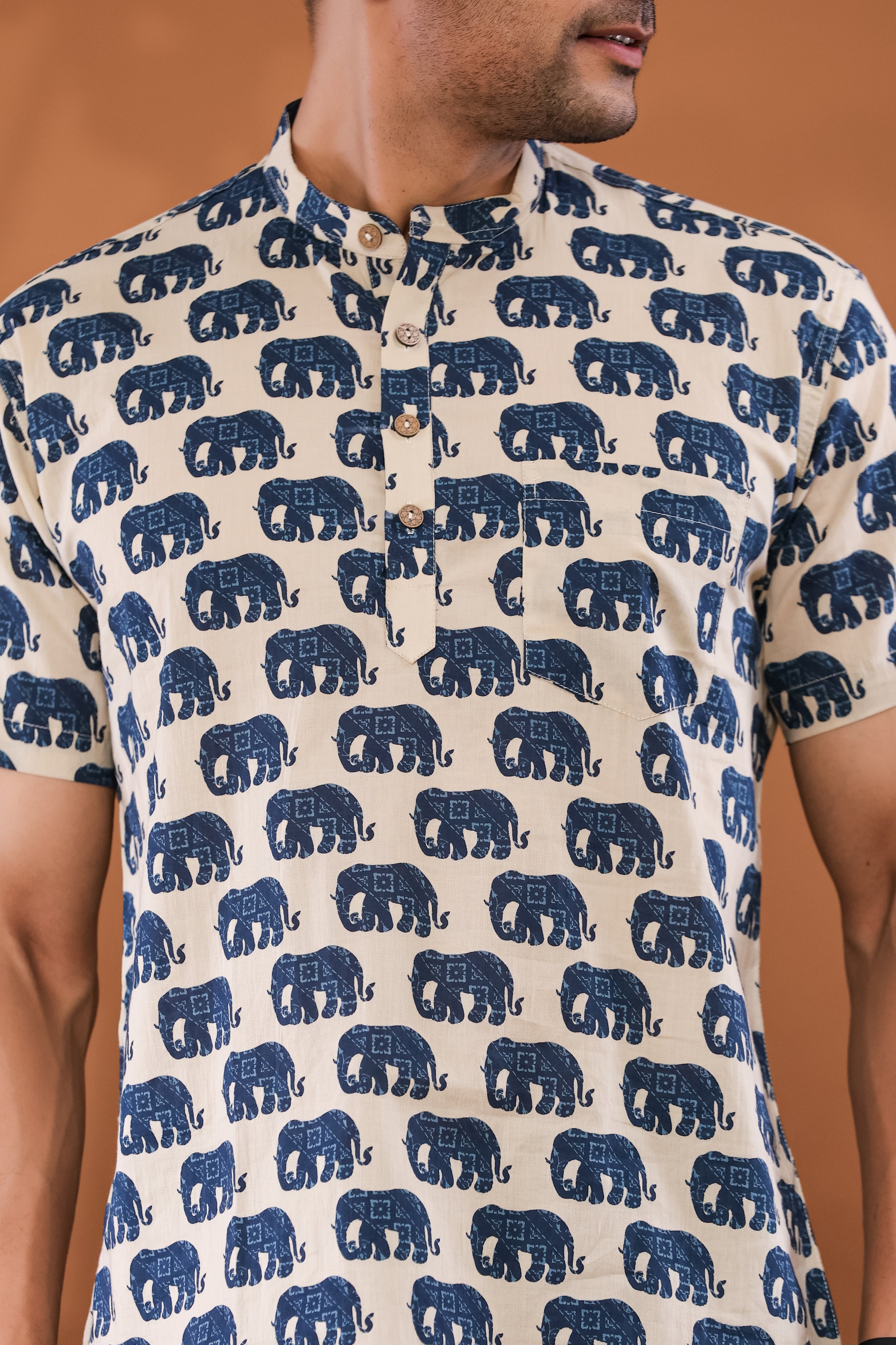 Midnight Safari Short Kurta