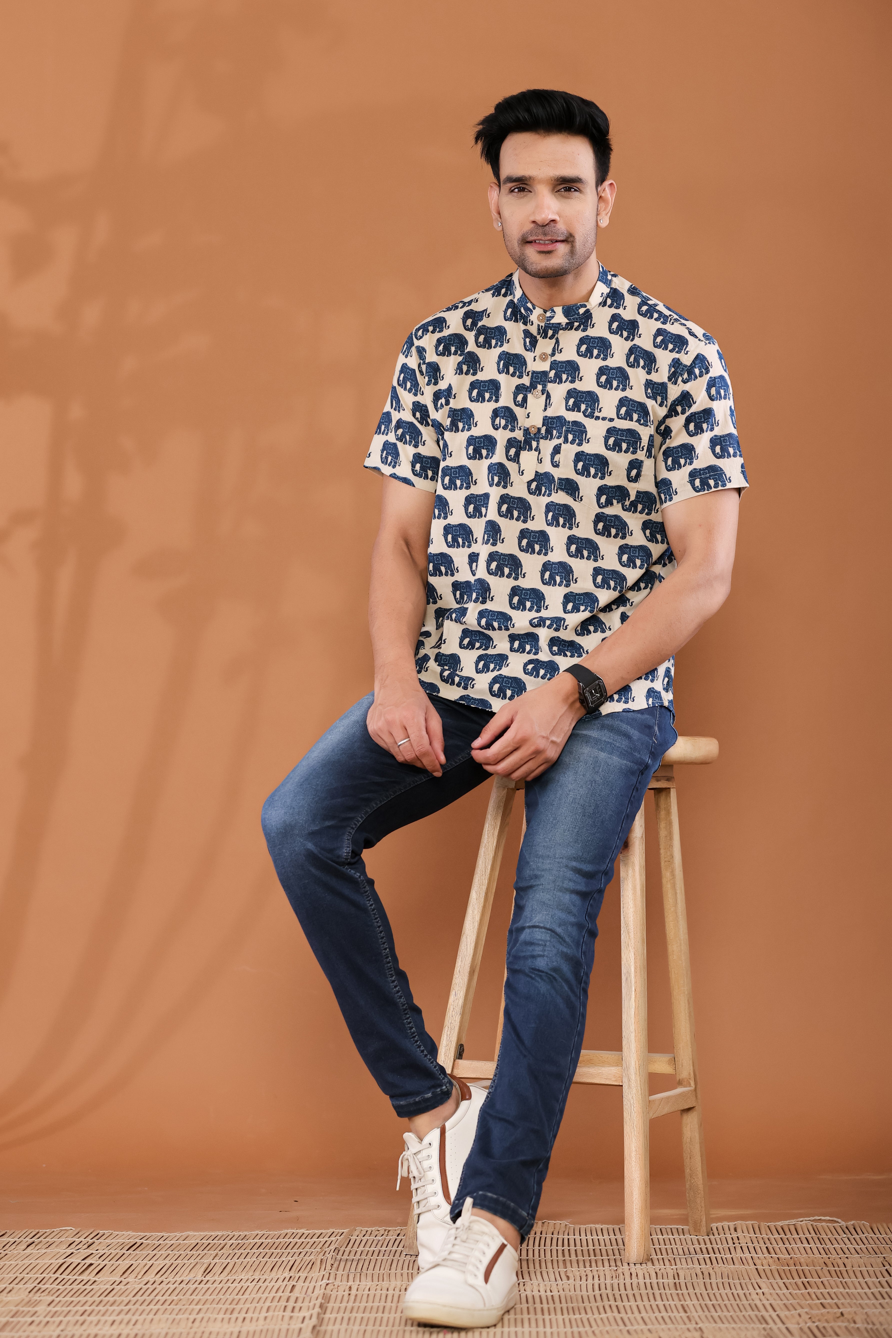 Midnight Safari Short Kurta