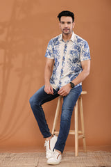 Floral Breeze Half Sleeves Shirts