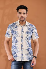 Floral Breeze Half Sleeves Shirts