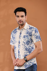 Floral Breeze Half Sleeves Shirts