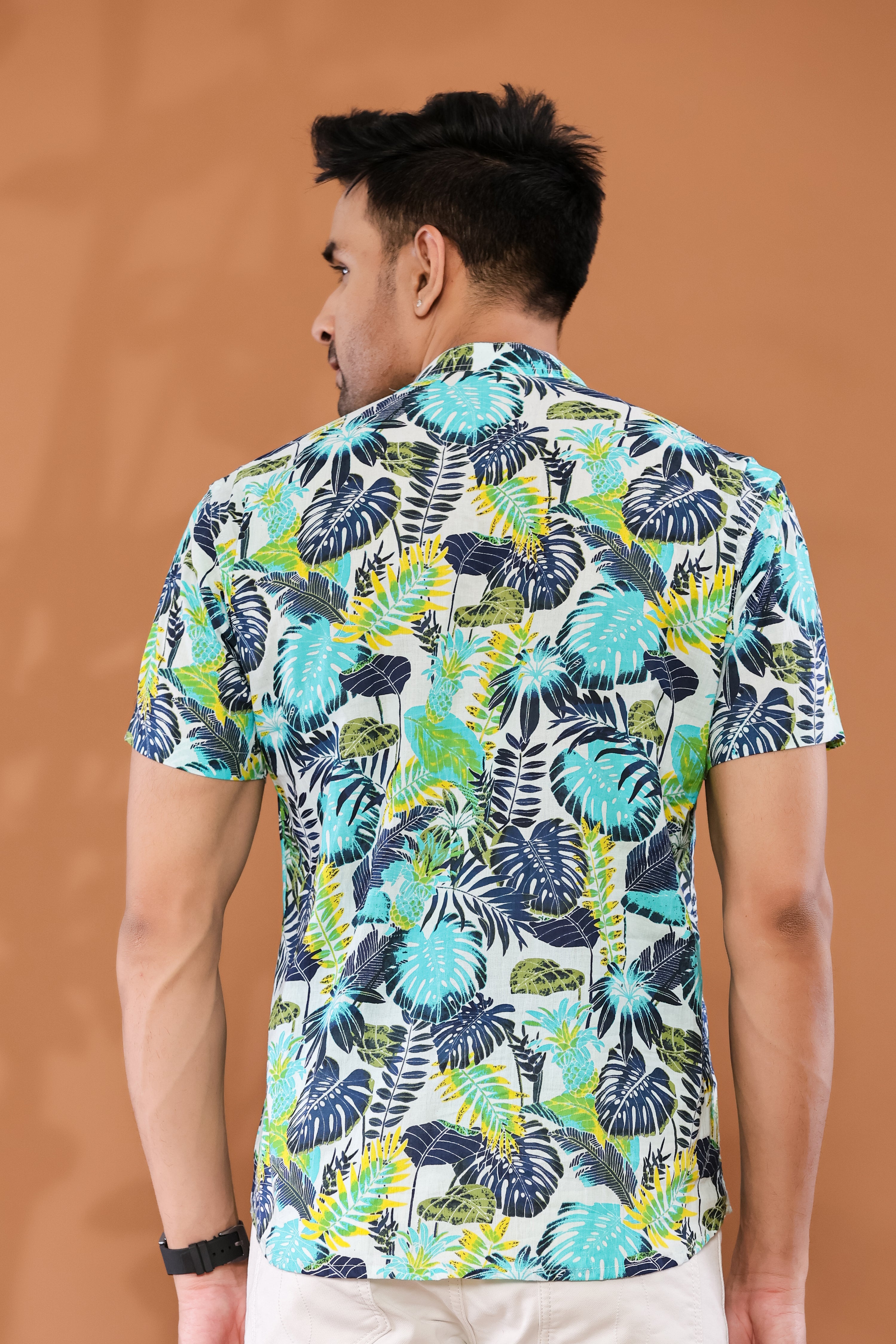 Blossom Burst Short Men's Kurta