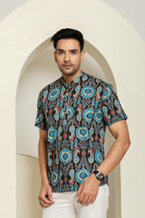 Midnight Pop Short Men's Kurta