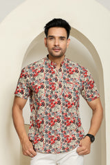 Sand Bloom Short Men's Kurta