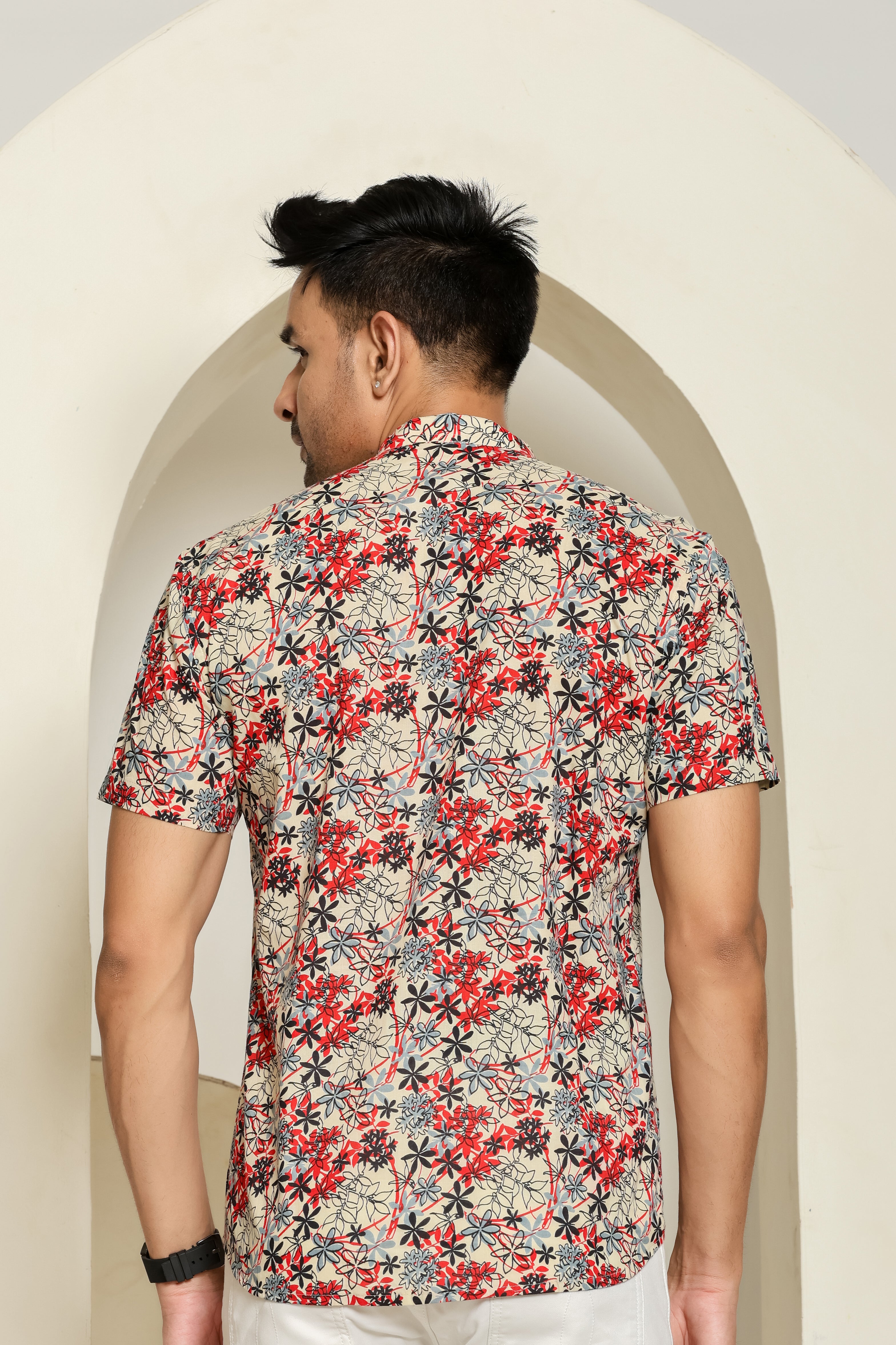 Sand Bloom Short Men's Kurta