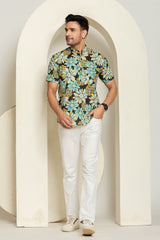 Color Bloom Short Men's Kurta
