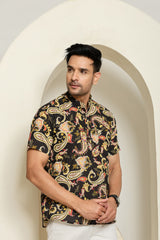 Nightshade Print Short Kurta