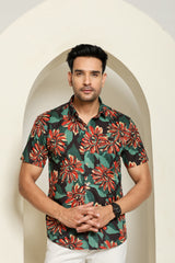 Forest Trail Half Sleeves Shirt