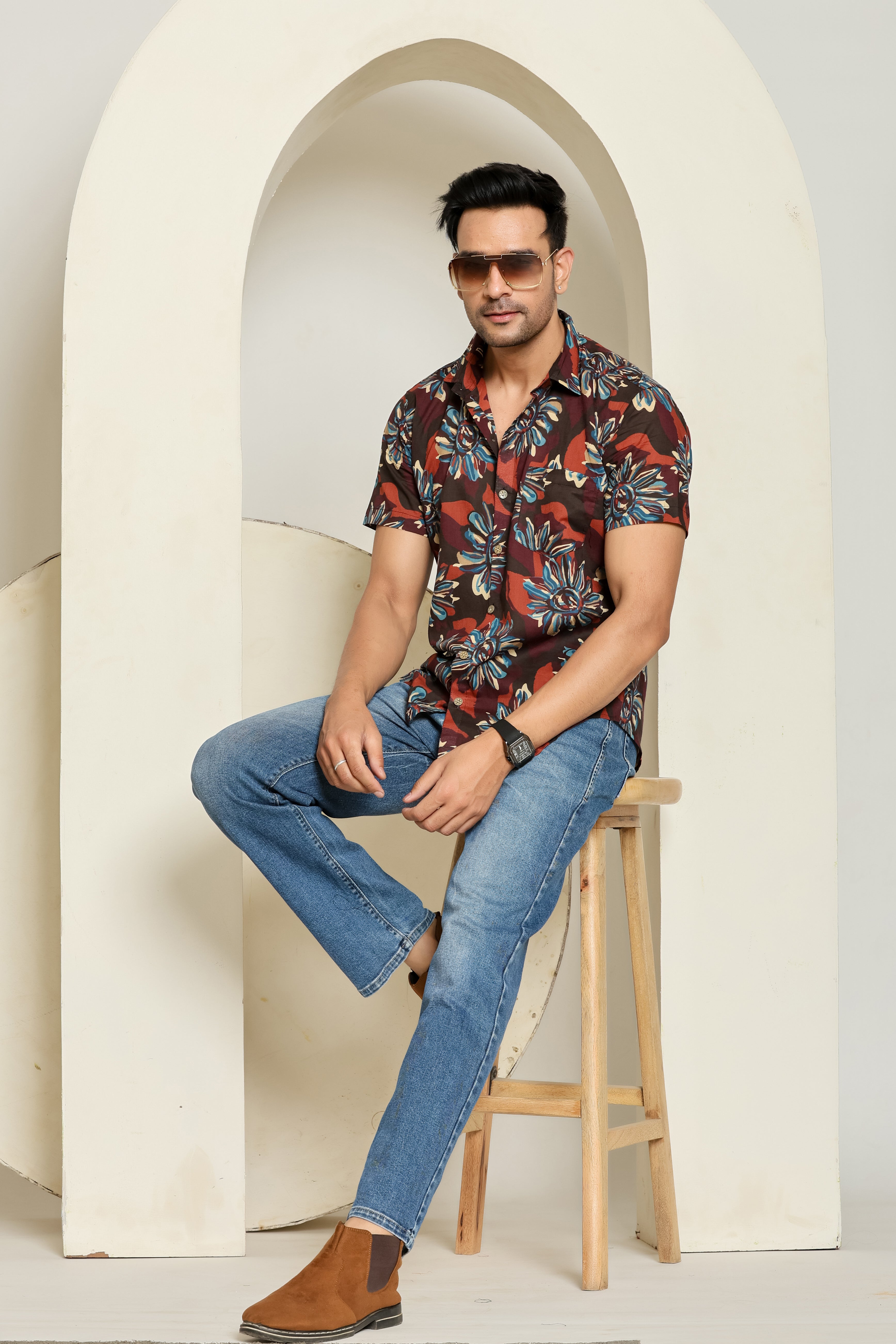 Urban Ink Half Sleeve Shirt
