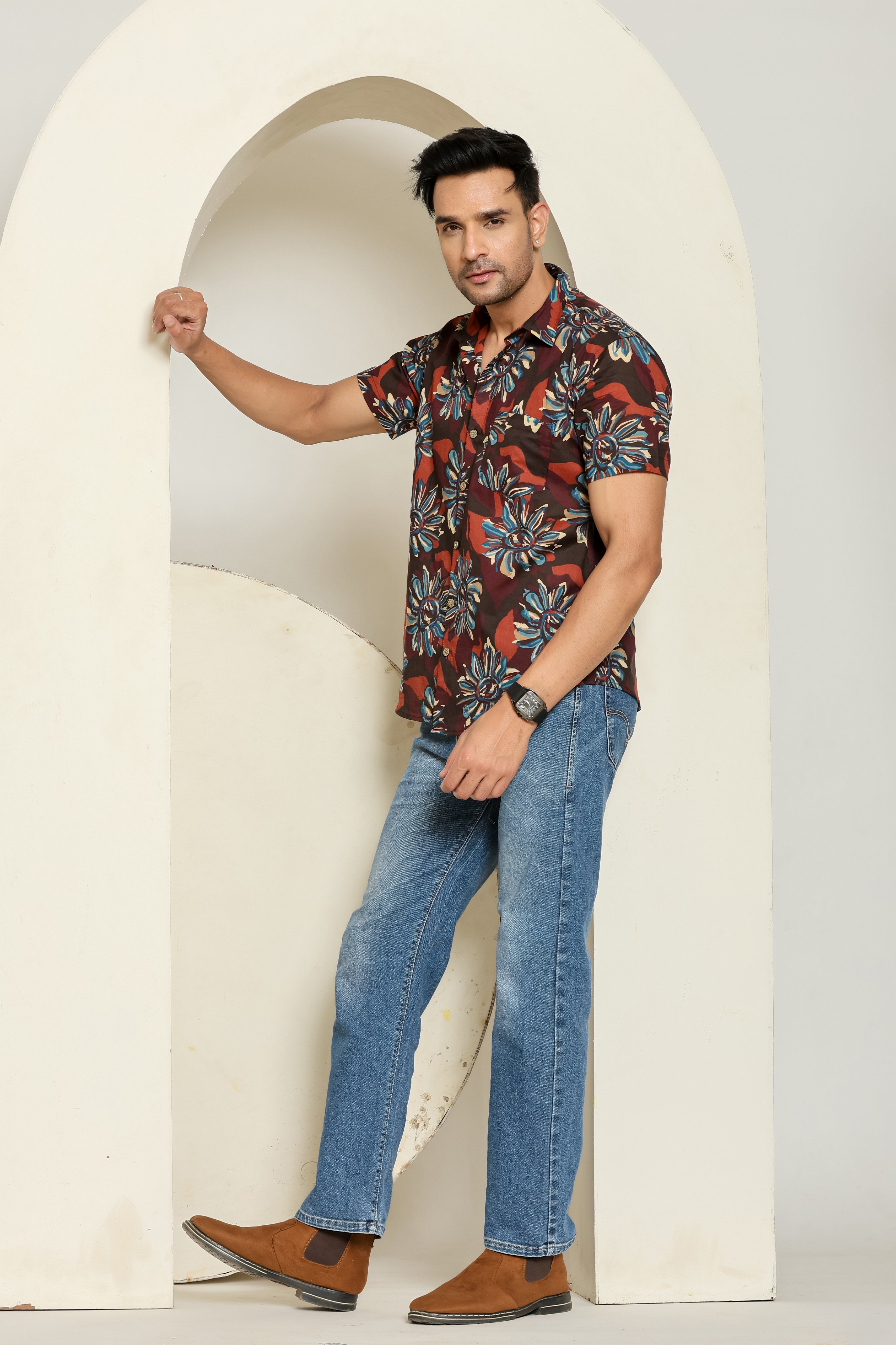 Urban Ink Half Sleeve Shirt