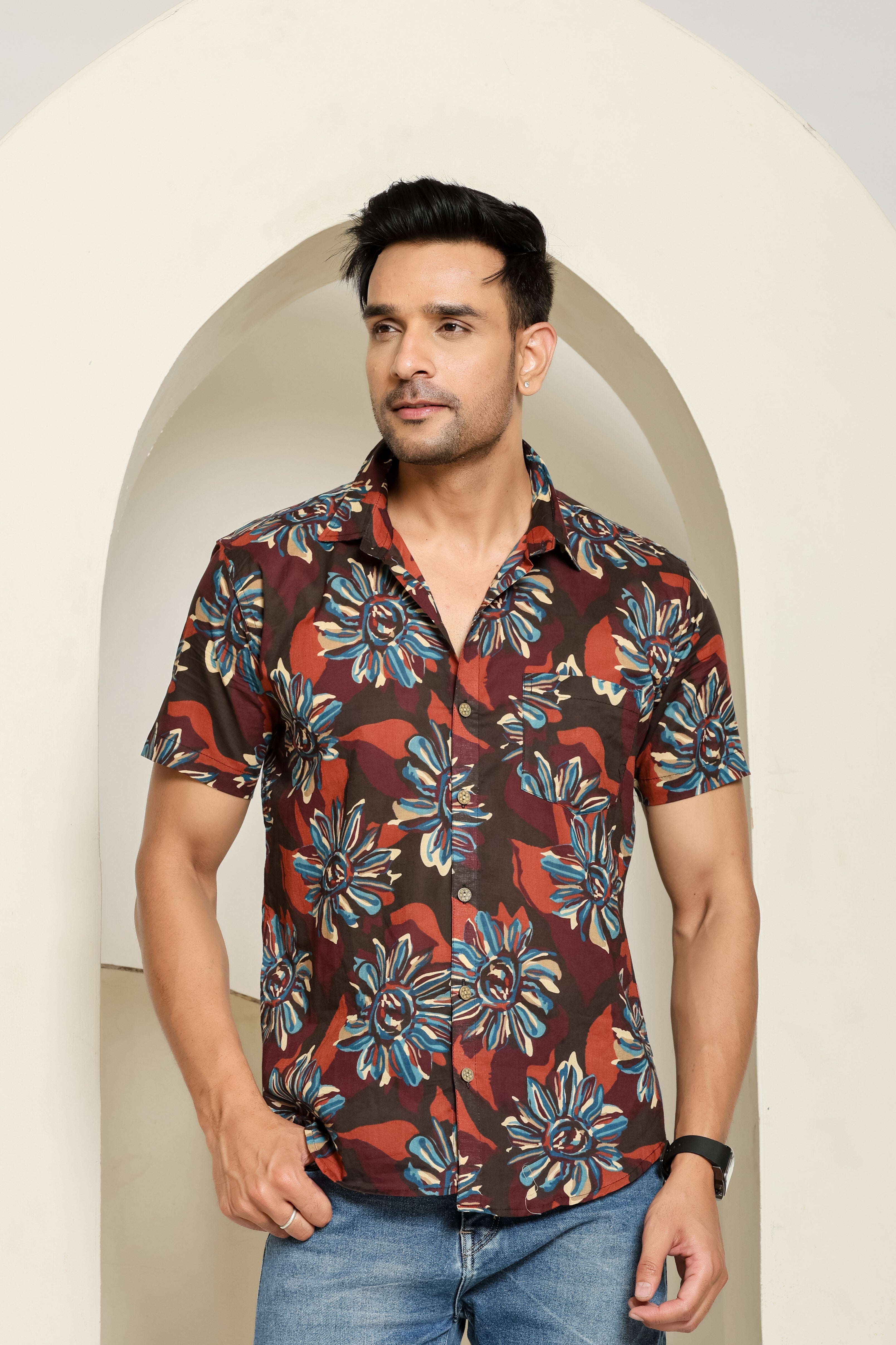 Urban Ink Half Sleeve Shirt