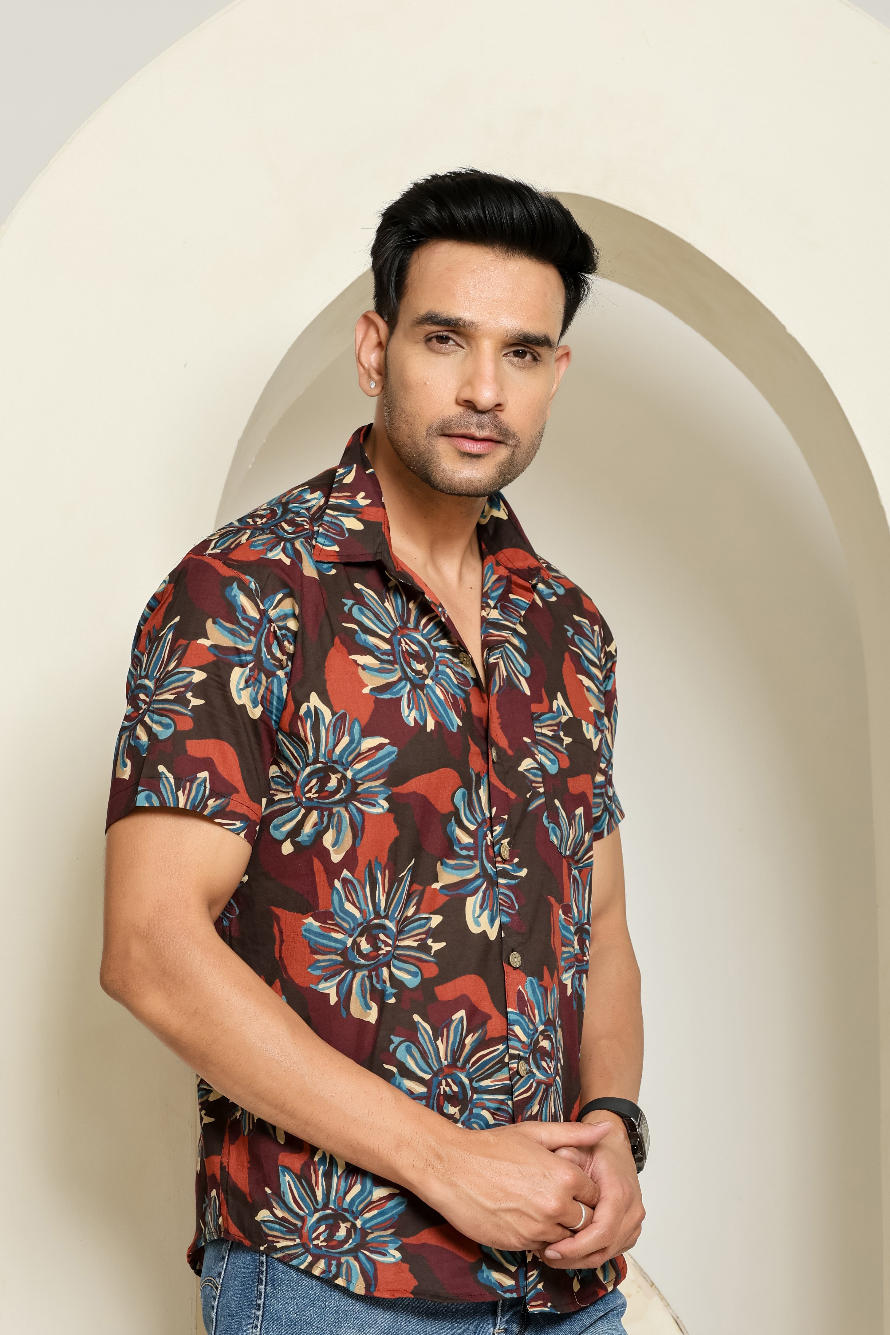 Urban Ink Half Sleeve Shirt