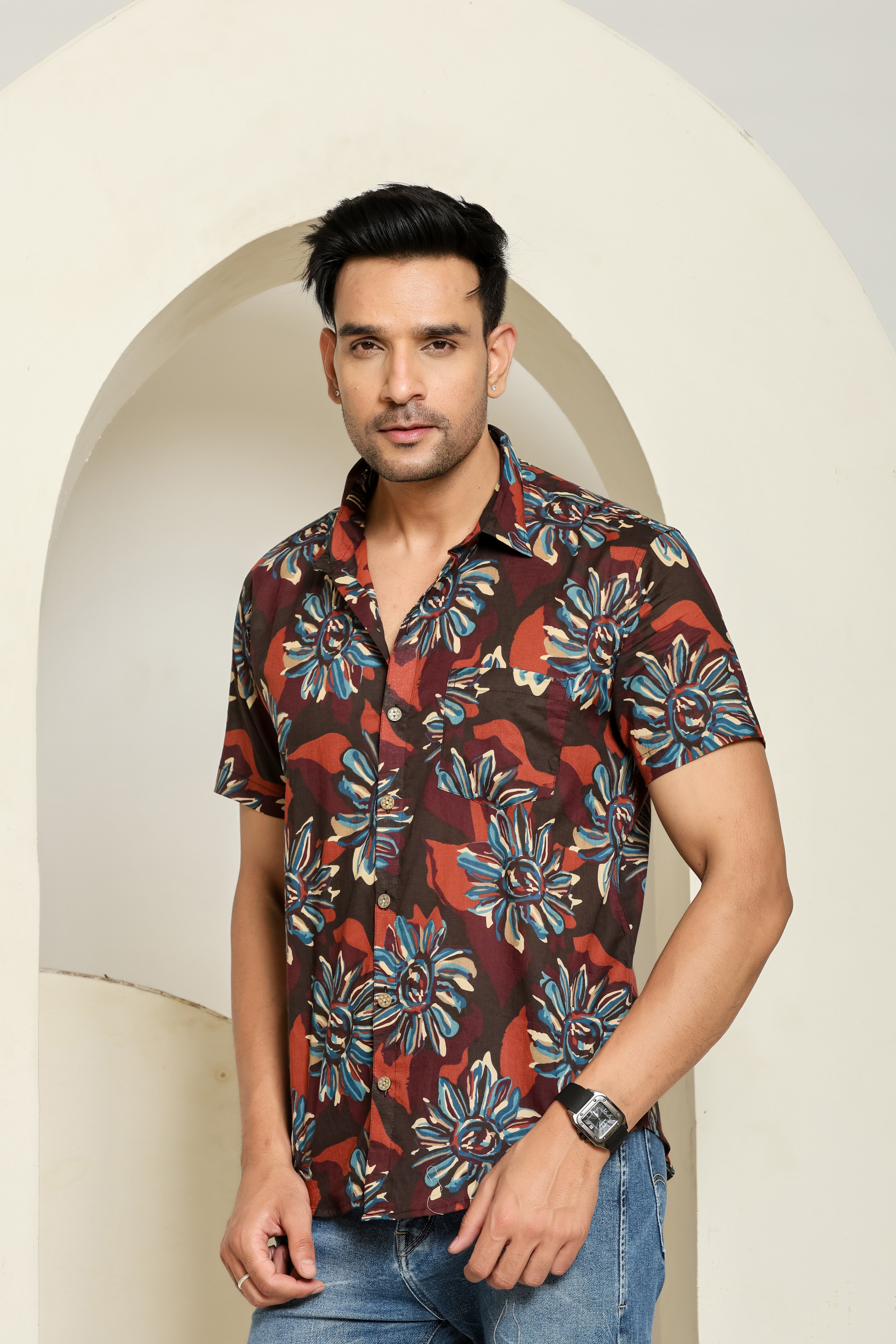 Urban Ink Half Sleeve Shirt