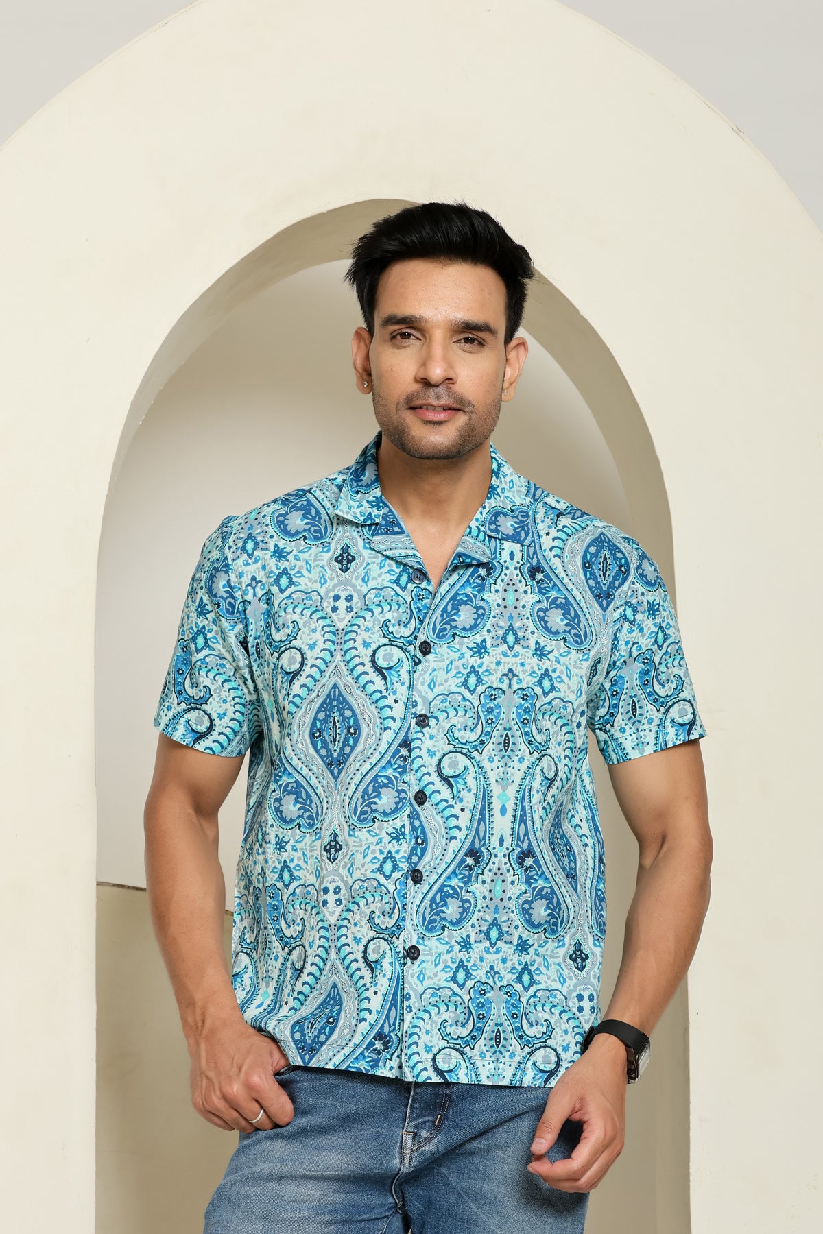 Skywave Cuban Collar Shirt